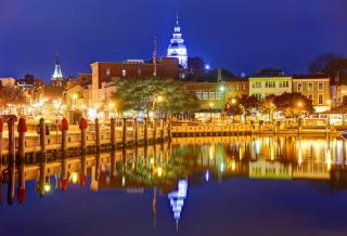 Annapolis Skyline at Night